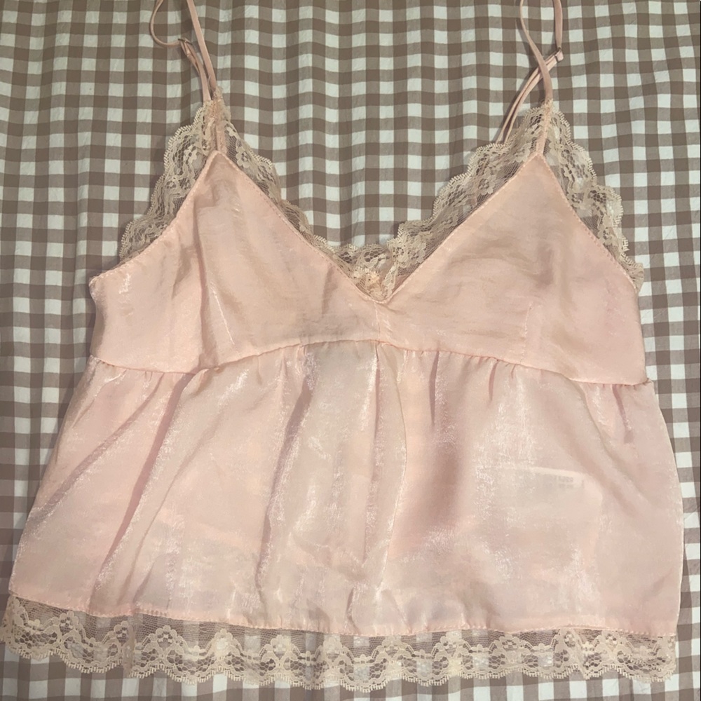 AE STUDIO lace babydoll top